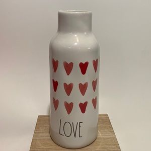 Rae Dunn Love heart bud vase